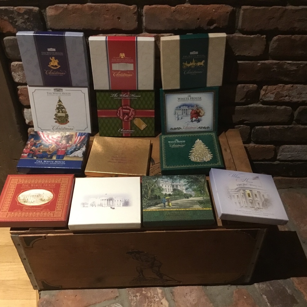 13 White House Historical Association Christmas Ornaments